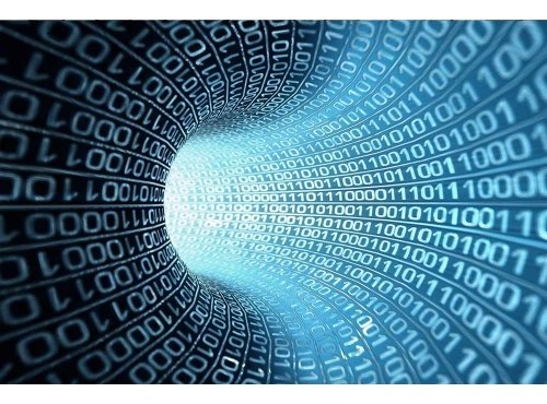 Fototapeta MS-5-0283 Strumień binarny 3D flizelinowa Dimex