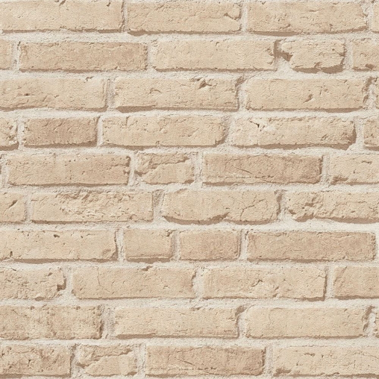 Tapeta AS 35581-2 Best of Wood'n Stone 2, okładzina na ścianę cegła 3D ciepły beż