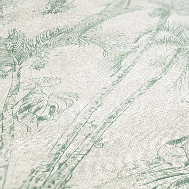 Cuba 38021-2 Tapeta ścienna AS, wzór botaniczny, rośliny i zwierzęta afrykańskie