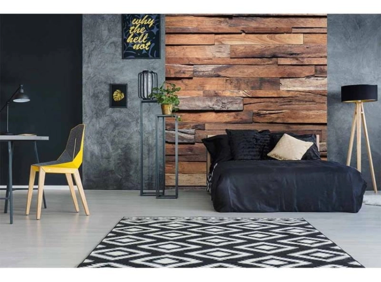 Fototapeta MS-3-0158 Drewniana ściana fizelinowa Dimex