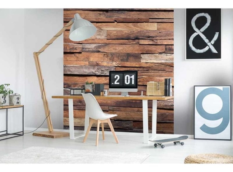 Fototapeta MS-3-0158 Drewniana ściana fizelinowa Dimex