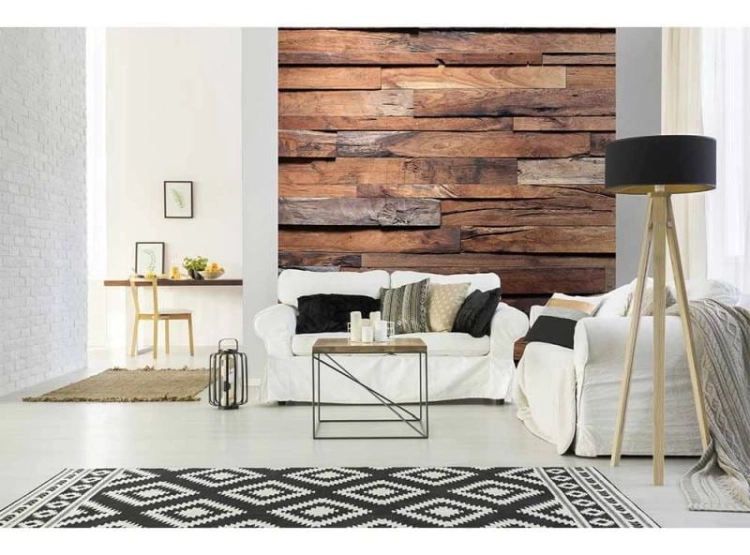 Fototapeta MS-3-0158 Drewniana ściana fizelinowa Dimex