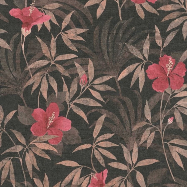 Cuba 38028-3 Tapeta ścienna AS, wzór botaniczny, kwiaty, liście