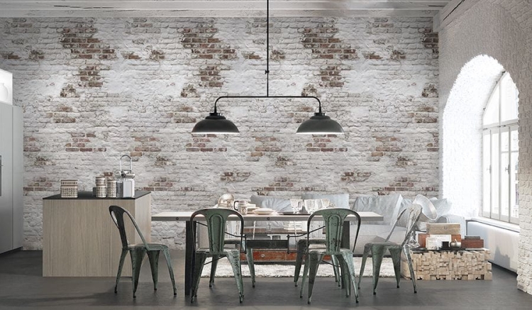 Fototapeta Mural EP6101 mur cegła ściana Grandeco Orom 2