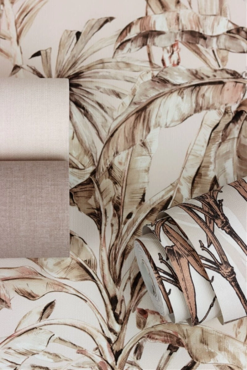 Florentine III 484526 Tapeta ścienna Rasch tło, jednolita odcienie beżu