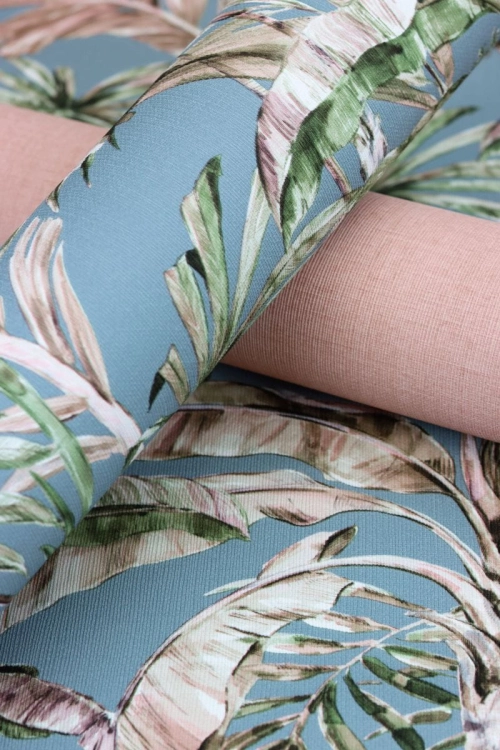 Florentine III 484557 Tapeta ścienna Rasch tło, jednolita łososiowa