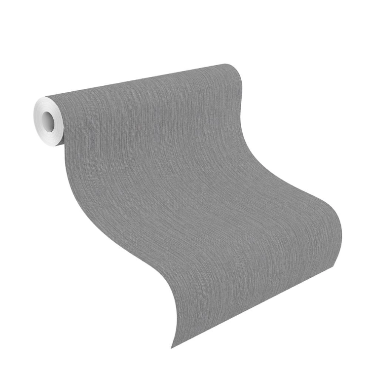 Florentine III 484250 Tapeta ścienna Rasch tło, jednolite szare, antracyt