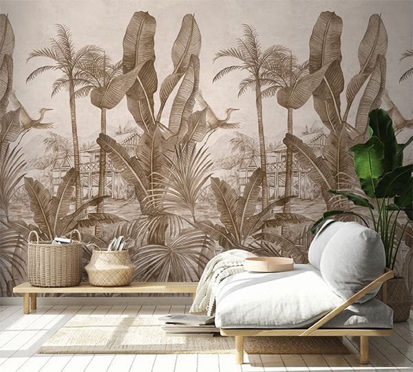 Fototapeta Mural A53501 natura las liście safari Grandeco Orom 2