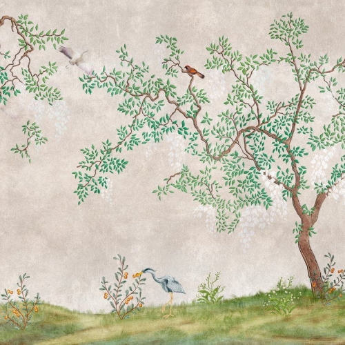 Metropolitan Stories The Wall 38233-1 Tapeta ścienna AS-MURAL, drzewo