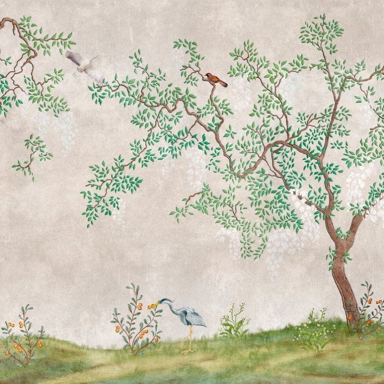 Metropolitan Stories The Wall 38233-1 Tapeta ścienna AS-MURAL, drzewo