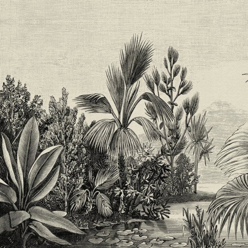 Metropolitan Stories The Wall 38235-1 Tapeta ścienna AS-MURAL, rośliny, drzewa, liście