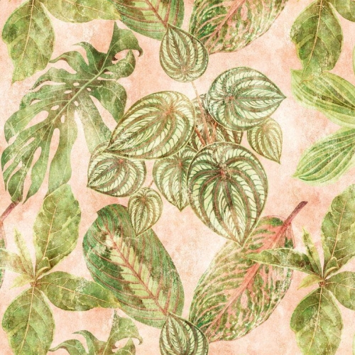 Metropolitan Stories The Wall 38242-1 Tapeta ścienna AS-MURAL, liście, rośliny