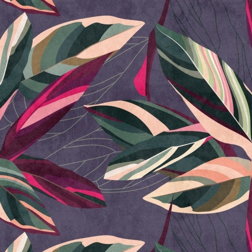 Metropolitan Stories The Wall 38272-1 Tapeta ścienna AS-MURAL, liście, kolorowe liście