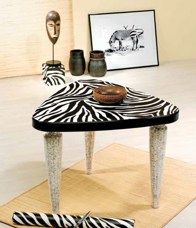 OKLEINA MEBLOWA BIAŁO-CZARNA ZEBRA PRÓBKA 10133