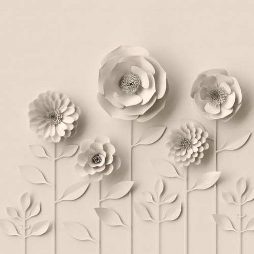 Metropolitan Stories The Wall 38293-1 Tapeta ścienna AS-MURAL, kwiaty, 3D