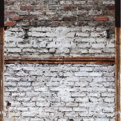 Metropolitan Stories The Wall 38350-1 Tapeta ścienna AS-MURAL, cegła, cegły, stara cegła, blacha