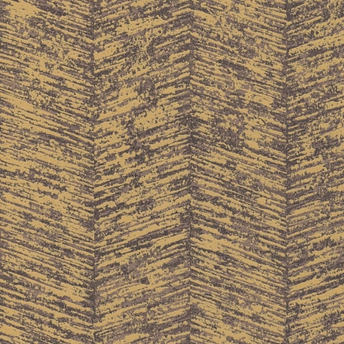 Tapeta AS My Home. My Spa. 38697-4 , wzór w jodełkę, brąz, złoty