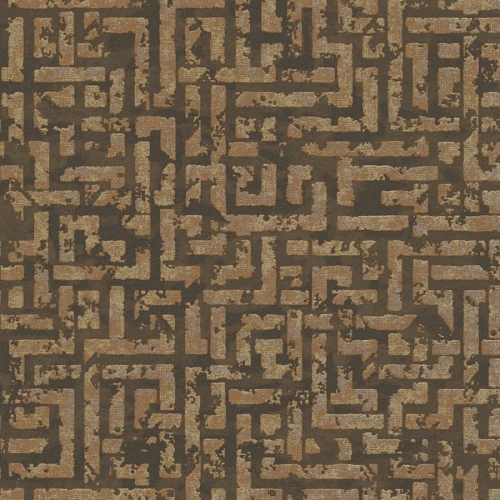 Tapeta AS My Home. My Spa. 38695-5 , wzór geometryczny, reliefowy, brązowy