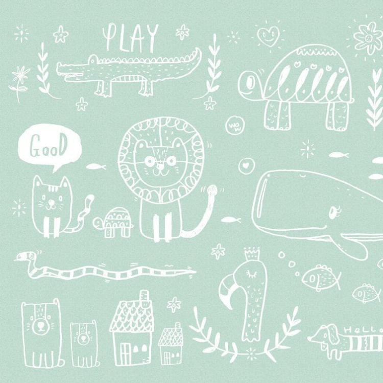 Metropolitan Stories The Wall 38304-1 Tapeta ścienna AS-MURAL, rysunki, dziecięca