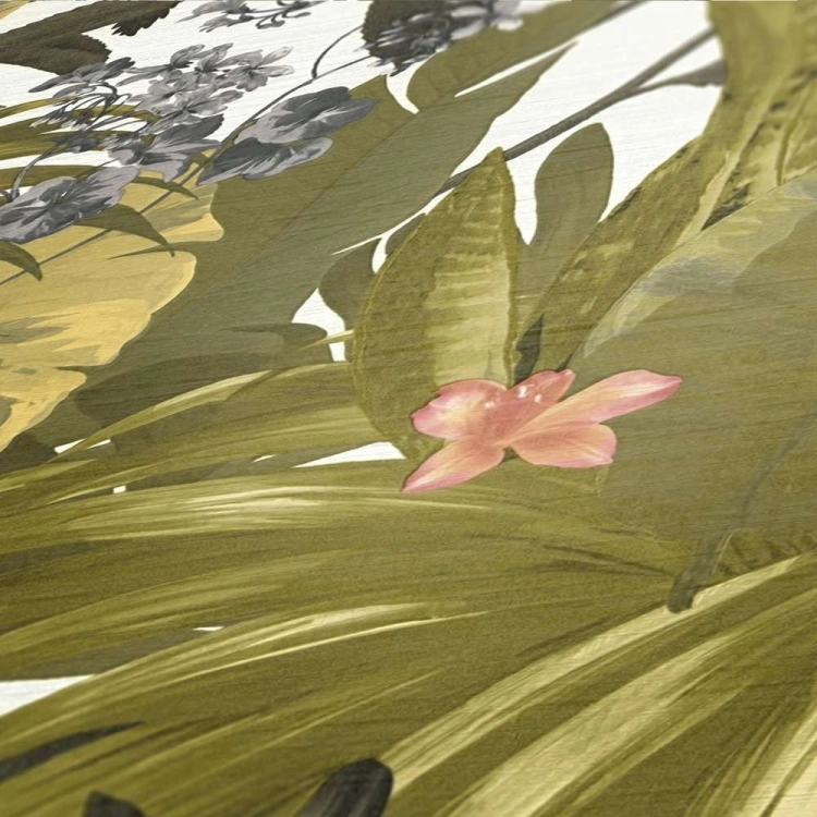 Desert Lodge 38522-4 Tapeta AS wzór kwiatowy, kwiaty, palmy, gęsty wzór botaniczny