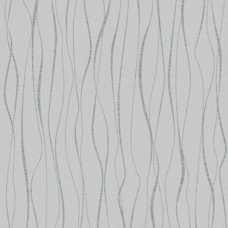 Tapeta ścienna IVY Marburg 82320 Novamur, szaro srebrne pionowe fale, wzór geometryczny