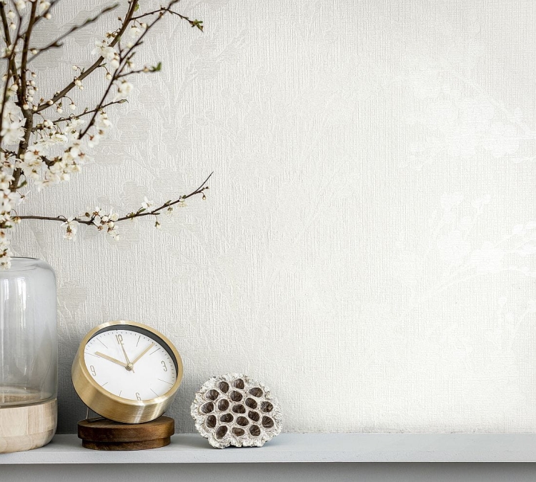 Tapeta ścienna IVY Marburg 82313 Novamur, białe gałązki wiśni, kwiaty