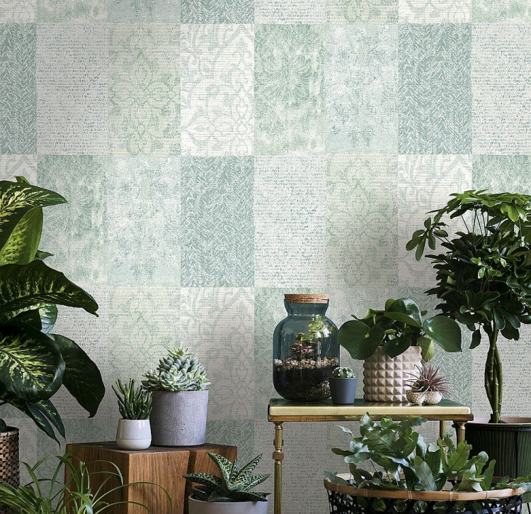IVY 82288 Tapeta ścienna Marburg Novamur, krata, wzór marokański