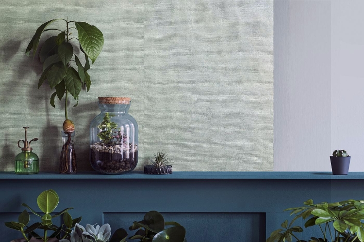 Tapeta ścienna IVY Marburg 82280, jednolita, kaszka, struktura, szara