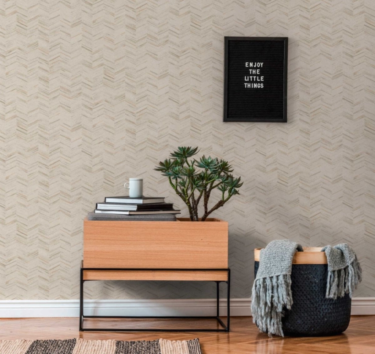 Geo Effect 38309-6 Tapeta ścienna AS jodełka 3D