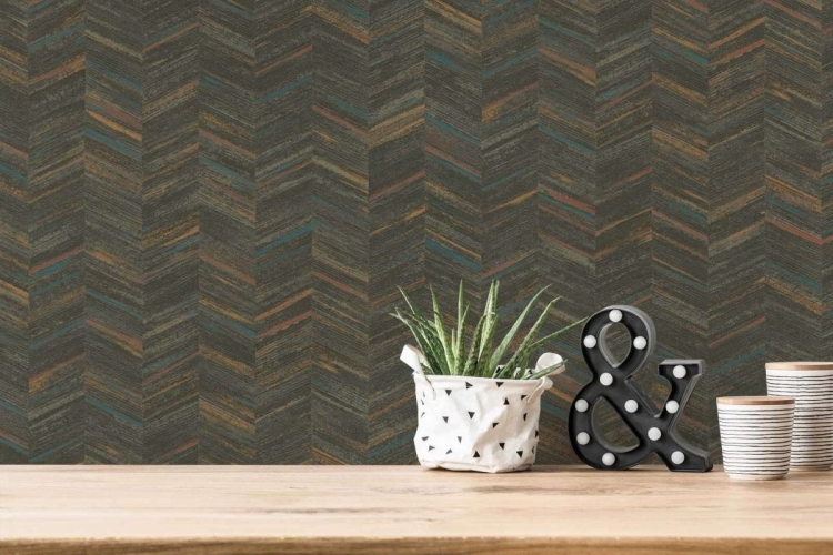 Geo Effect 38309-2 Tapeta ścienna AS jodełka 3D