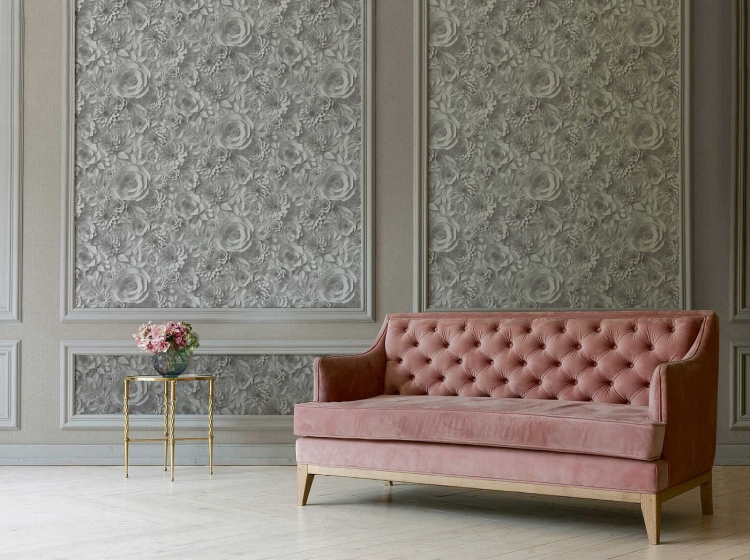 Print Walls 38718-1 Tapeta ścienna AS, kwiaty, kwiatki, 3D