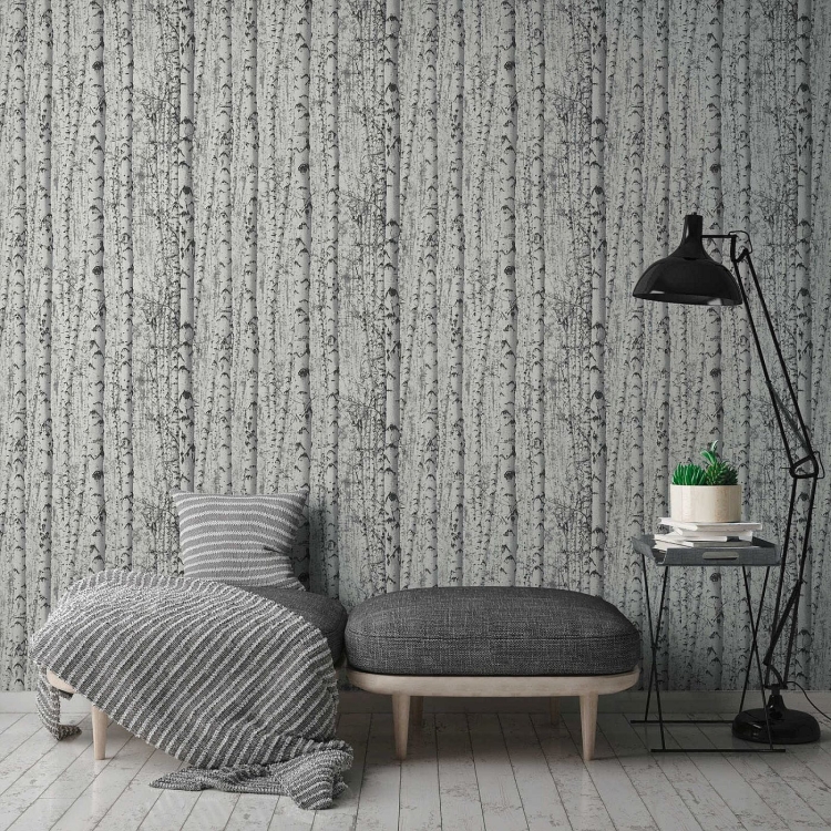 Print Walls 38719-1 Tapeta ścienna AS, brzozy, drzewa, 3d