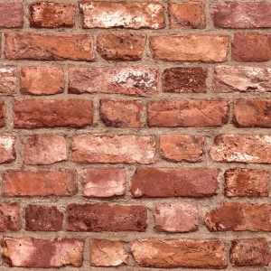 Tapeta ścienna A28901 Grandeco, cegła czerwona, mur