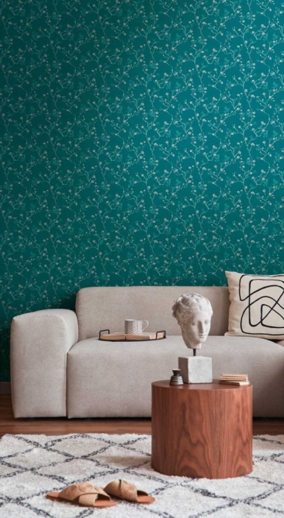 Pint Walls 38739-4 Tapeta ścienna AS, kwiatki, drobne kwiatki na gałązkach jak malowane