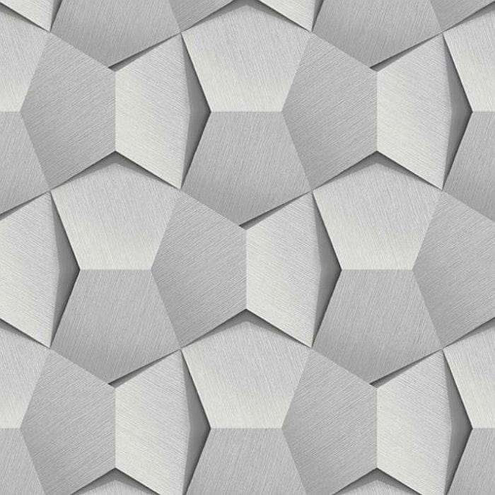 Top Trend 5 A54604 Tapeta ścienna Grandeco, wzór geometryczny, 3d
