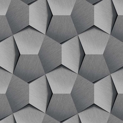 Top Trend 5 A54601 Tapeta ścienna Grandeco, wzór geometryczny, 3d