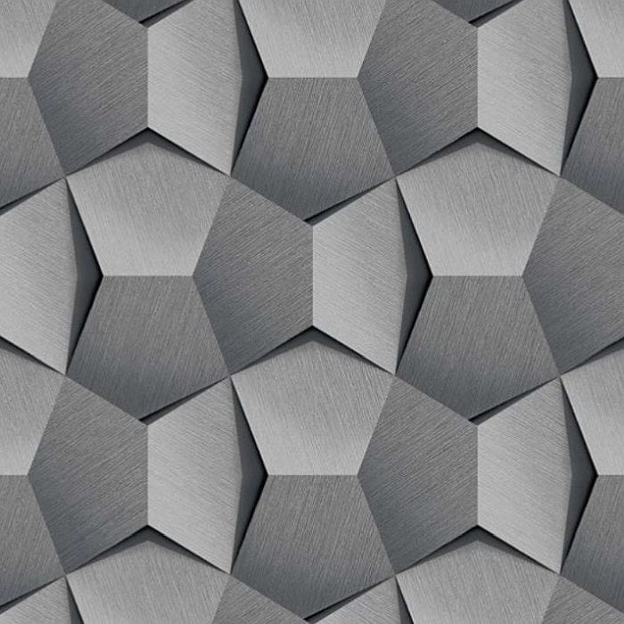 Top Trend 5 A54601 Tapeta ścienna Grandeco, wzór geometryczny, 3d