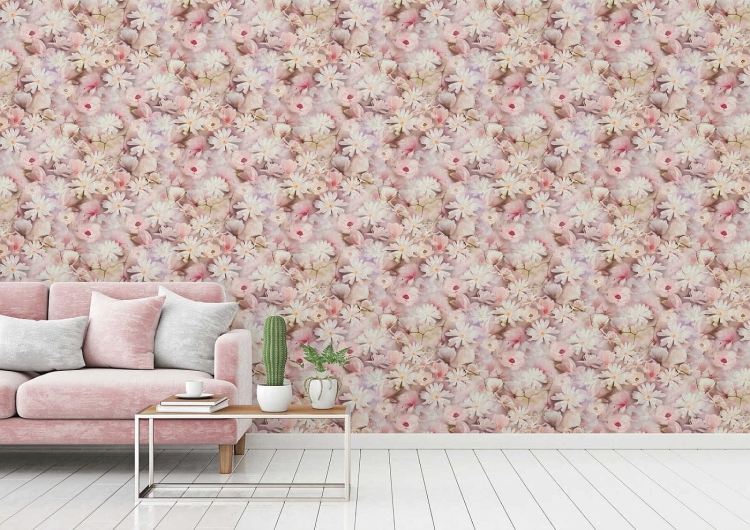 Print Walls 38722-2 Tapeta ścienna AS, kwiaty, kwiatki, magnolia, 3D