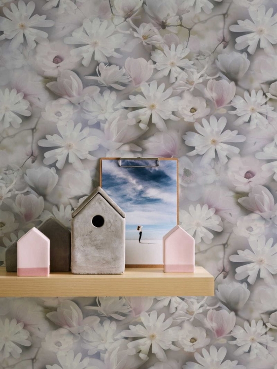 Print Walls 38722-3 Tapeta ścienna AS, kwiaty, kwiatki, magnolia, 3D