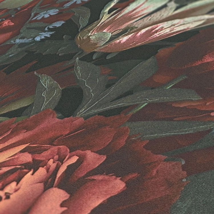 Print Walls 38509-1 Tapeta ścienna AS, kwiaty, kwiatki, piwonie, lilie