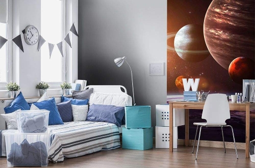 Fototapeta MS-2-0188 Układ słoneczny flizelinowa Dimex