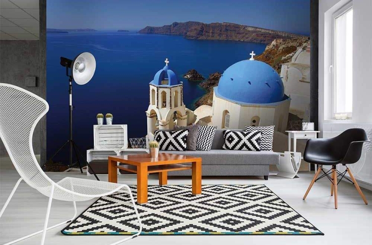Fototapeta MS-5-0199 Santorini flizelinowa Dimex