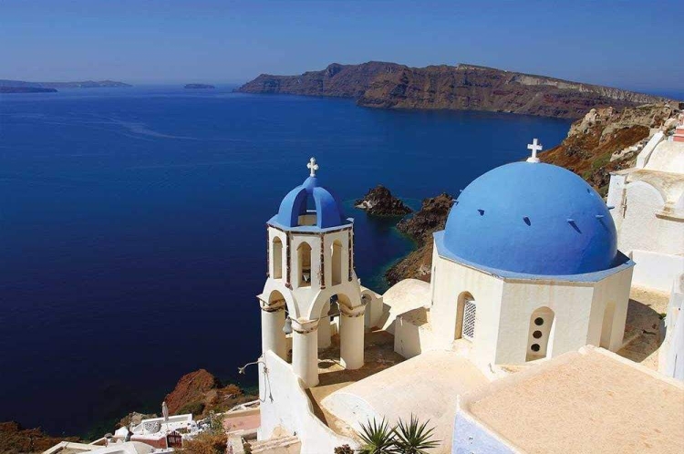 Fototapeta MS-5-0199 Santorini flizelinowa Dimex