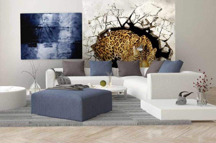 Fototapeta MS-3-0233 Pantera fizelinowa Dimex