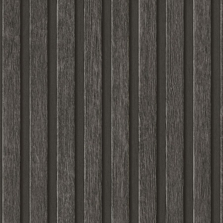 391094 czarne drewniane lamele 3D tapeta na ścianę winylowa do pokoju, kuchni