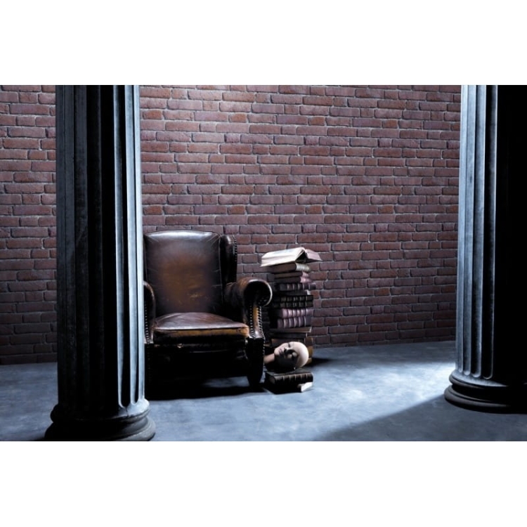 TAPETA Ugepa J30108 CEGŁA CEGIEŁKA MUR 3D CZERWONA