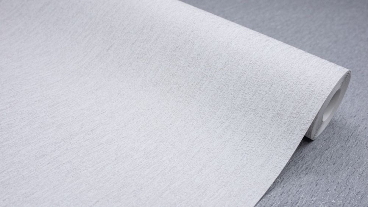 SINTRA 420119 Tapeta ścienna popielata ze srebrną poświatą