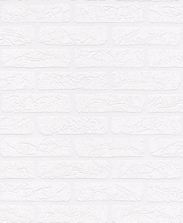 Tapeta ścienna winylowa na flizelinie, biała cegła 3D, Rasch, 309627