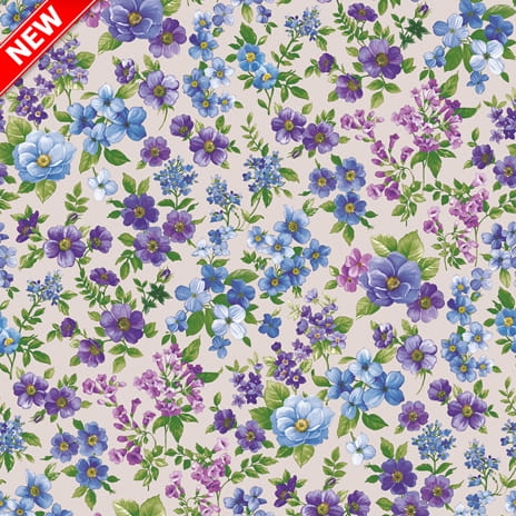 Cerata obrus plamoodporny PCV 218B kwiaty, łączka