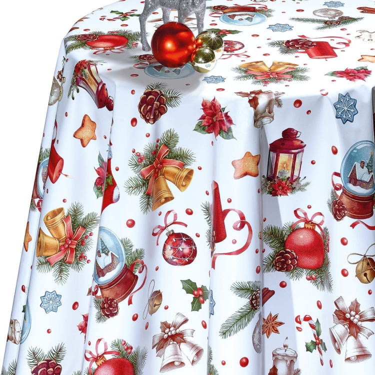 18A-dekorama, cerata plamoodporna, obrus na stół święta Bożego Narodzenia